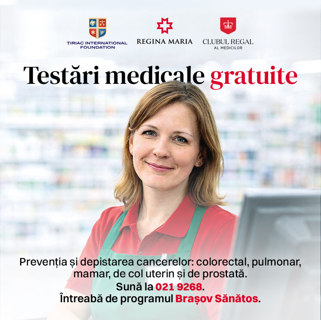 NEWS.ro: Screening gratuit pentru cinci tipuri de cancer, disponibil pentru locuitorii judeţului Braşov