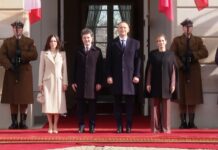 Nicușor Dan a ajuns la întâlnirea cu președintele Poloniei, Karol Nawrocki