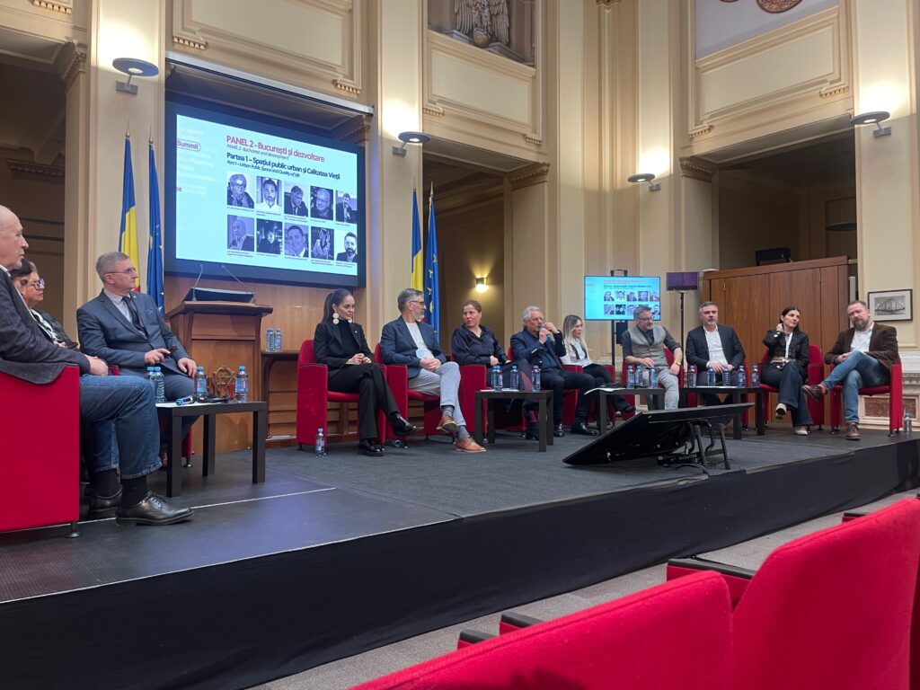 „Nu vrem să construim orașe noi, ci viață civică” – arhitect din Londra despre București | Orașul care nu poate fi planificat? Bucureștiul, dezbătut la Summitul Capitalelor Europene