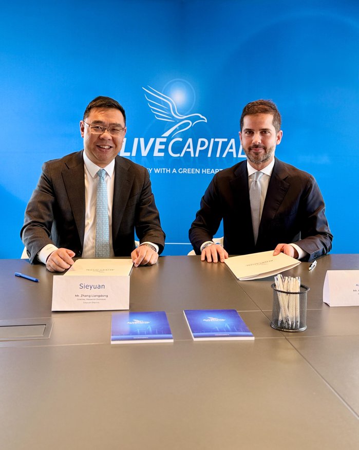 Platforma de servicii şi furnizare de energie Alive Capital a semnat un parteneriat cu producătorul chinez de echipamente Sieyuan Electric pentru dezvoltarea unor proiecte de stocare în baterii de 2,5 GWh, în următorii patru ani