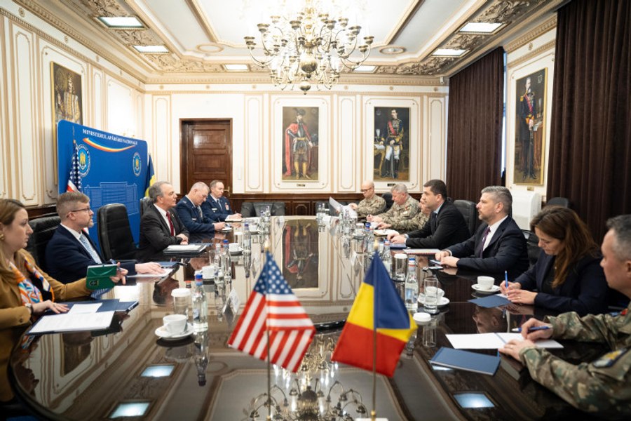 Radu Miruță, discuții cu noul ambasador al SUA despre dezvoltarea infrastructurii militare