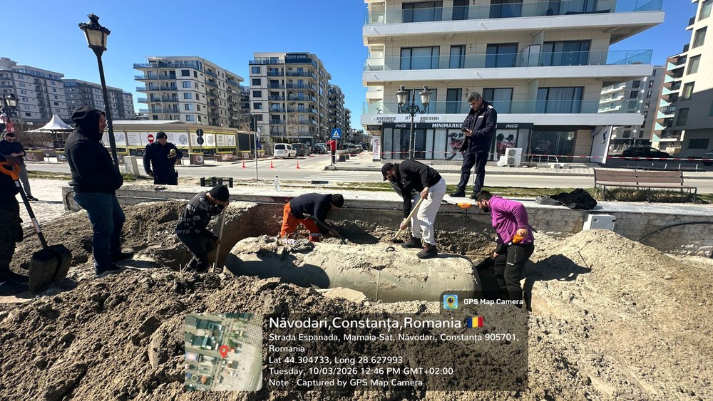 Rezervorul subteran de gaz, îngropat ilegal pe plaja din Năvodari, va fi golit. Autoritățile anunță verificări pe tot litoralul