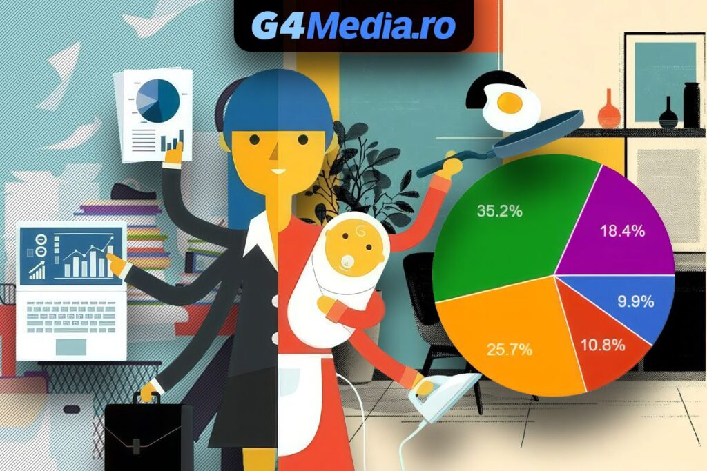 Rezultate sondaj G4Media: Peste 53% dintre cititorii care au răspuns cred că mentalitățile și așteptările sociale din România permit în mică sau foarte mică măsură unei femei să aibă un echilibru între activitatea profesională și viața de familie
