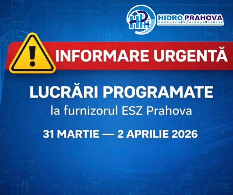 Se oprește din nou alimentarea cu apă potabilă în Prahova și Dâmbovița pentru 48 de ore. Care este motivul