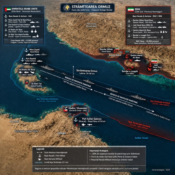 Strâmtoarea Ormuz: deschisă pentru toți sau închisă pentru toți! (cum să înțelegem disputa despre Strâmtoarea Ormuz)