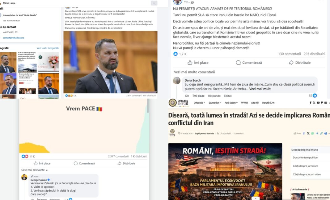 “Suntem oficial în război” și Iranul “invincibil”: Cum se rostogolește în social media, în polul politic extremist și la influenceri, anunțul despre echipamentele americane defensive de la baza Mihail Kogălniceanu