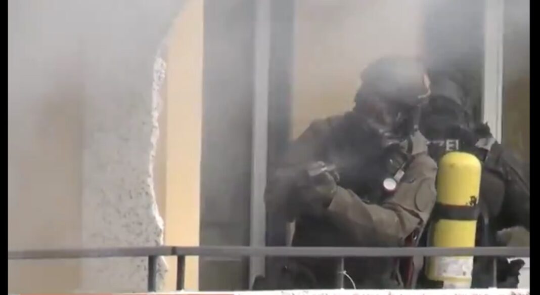 VIDEO Club în flăcări, evacuare la limită: 750 de persoane scoase în siguranță în Kehl