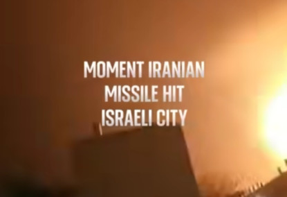 VIDEO Momentul în care o rachetă iraniană lovește orașul israelian Dimona