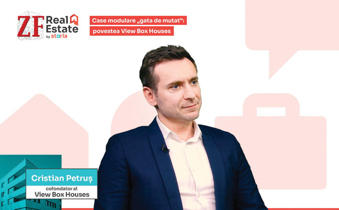 ZF Real Estate by Storia. Cristian Petruş, View Box Houses: Locuinţa tip „capsulă“, alternativă la apartamentele scumpe? Preţurile pornesc de la 20.000 de euro, iar clienţii cumpără şi câte cinci unităţi