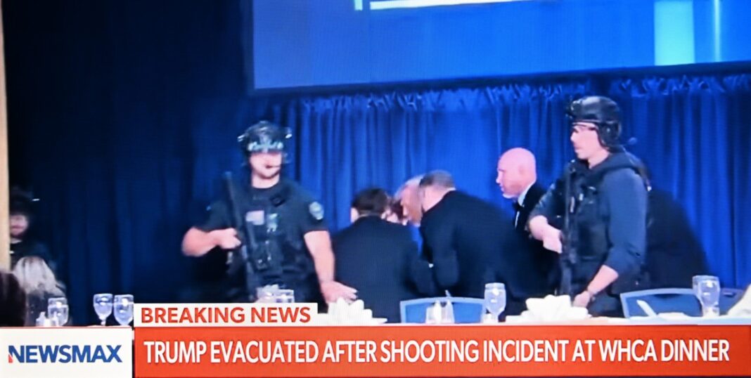 BREAKING | Focuri de armă la Casa Albă, Donald Trump și membrii cabinetului au fost evacuați. Președintele SUA este în siguranță, un presuspus suspect reținut