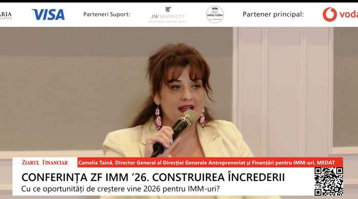 Camelia Taină, Ministerul Economiei, Digitalizării, Antreprenoriatului şi Turismului: Din luna iunie redeschidem programul StartUp Nation. S-au înscris 30.000 de persoane la cursurile de antreprenoriat