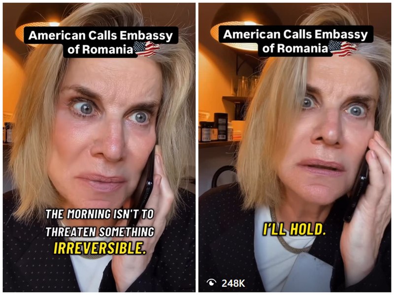 „Caut o țară liniștită”. O comediantă americană „cere azil” la Ambasada României. Mesajele ironizate ale lui Trump la adresa Iranului
