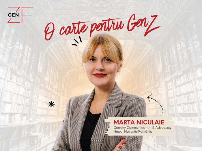 Ce carte îţi recomandă Marta Niculaie, Country Communication & Advocacy Head, Novartis România