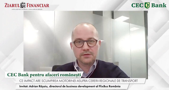 CEC Bank pentru afaceri româneşti, un proiect ZF şi CEC Bank. Adrian Răşoiu, FlixBus: Conectarea aeroporturilor la reţeaua de transport interjudeţean ar face călătoriile mai simple şi mai accesibile, aşa cum se întâmplă deja în Ungaria, Polonia şi Cehia
