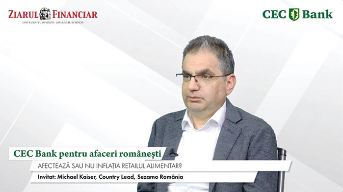 CEC Bank pentru afaceri româneşti, un proiect ZF şi CEC Bank. Michael Kaiser, Sezamo România