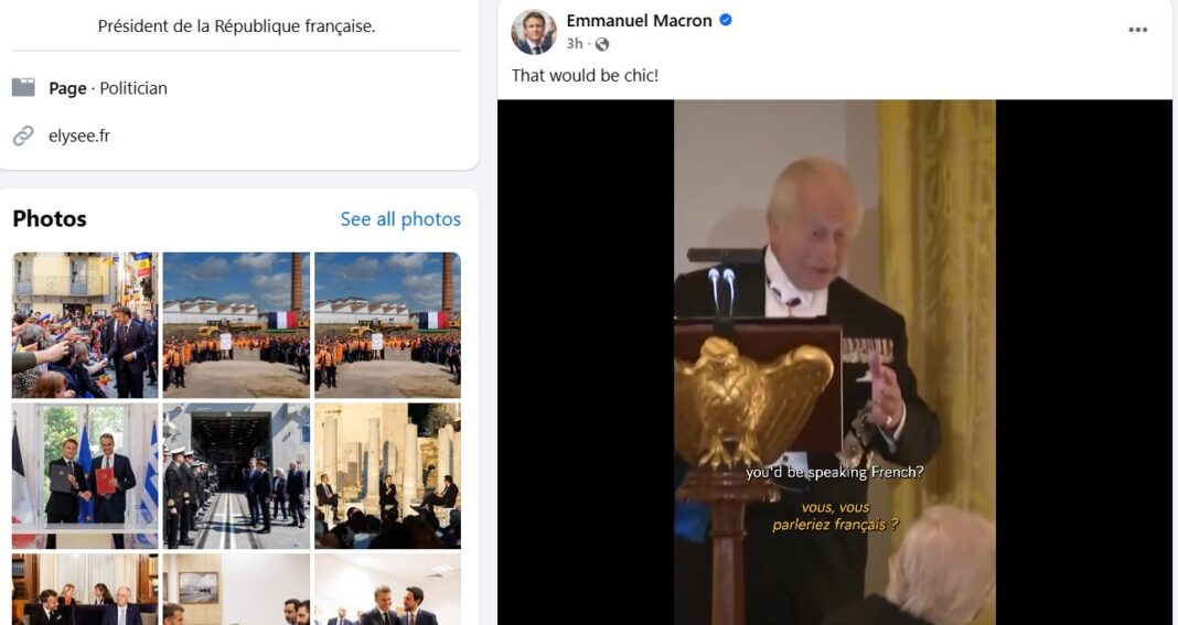 Cine pe cine a cotropit: șarje lingvistico-geopolitice la nivel înalt în triunghiul Regele Charles – Donald Trump – Emmanuel Macron