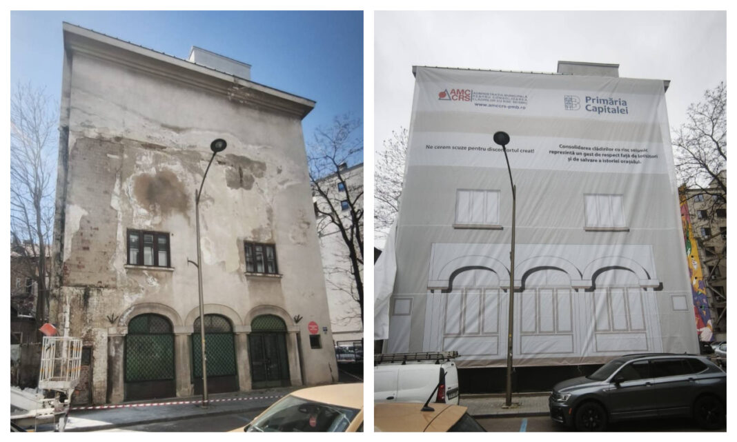 Ciprian Ciucu anunță că o serie de clădiri deținute de Primăria București vor fi concesionate, pentru a fi salvate prin investiții private / Până atunci, cele aflate în paragină vor fi acoperite cu meșuri care să le respecte arhitectura