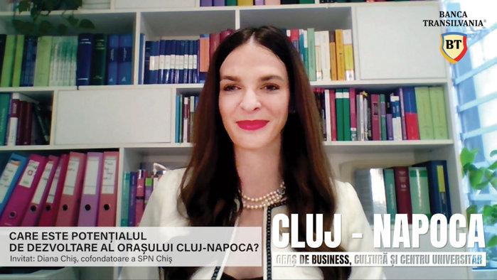 Cluj-Napoca, oraş de business, cultură şi centru universitar. Diana Chiş, cofondatoare a SPN Chiş: Nu cred că există vreo industrie cu care noi, notarii, să nu interacţionăm, care să nu aibă nevoie de serviciile noastre