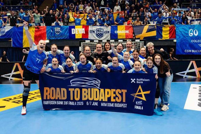 CSM Bucureşti s-a calificat în Final Four-ul Ligii Campionilor la handbal feminin, după o pauză de 8 ani