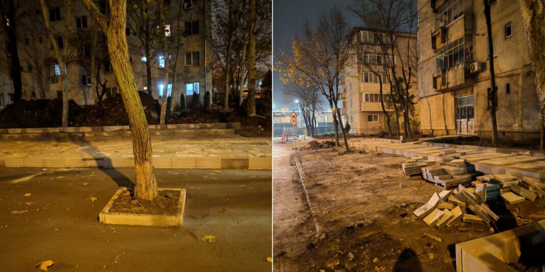 FOTO | Din spațiu verde în beton: betoniada din zona Baicului a Sectorului 2. Aproape 8.000 mp de spațiu verde „dispăruți” din acte, subiect de dispută între administrația PSD a lui Hopincă și opoziția condusă de Radu Mihaiu