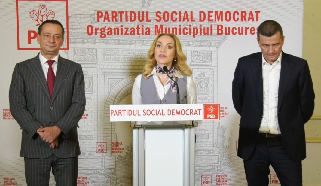 Gabriela Firea, din nou în prim plan la PSD București, alături de Sorin Grindeanu și Daniel Băluță