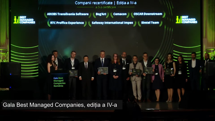 Gala Best Managed Companies România: Cele 23 de companii locale cu afaceri de peste 25 mil. de euro certificate de Deloitte ca „Best Managed Companies”