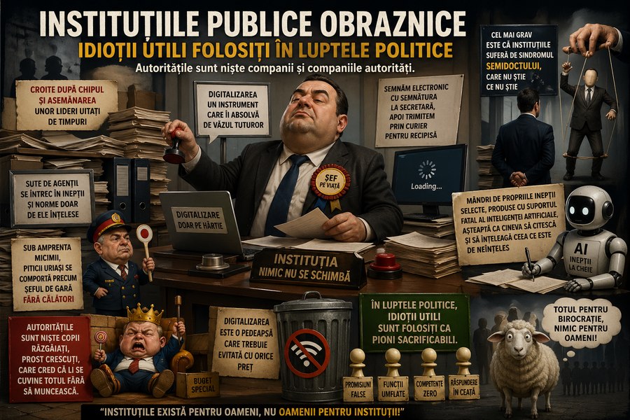 Instituțiile obraznice, dosarul cu șină electronică și sindromul „Vintage”, sau cum a devenit absurdul noua normă administrativă