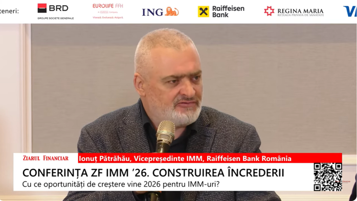 Ionuţ Pătrăhau, Raiffeisen Bank: Creşterea economiei depinde şi de sprijinirea companiilor mici, nu doar a celor profitabile