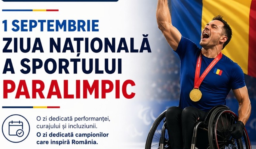NEWS.ro: 1 septembrie, Ziua Naţională a Sportului Paralimpic / Legea a fost adoptată de Parlament