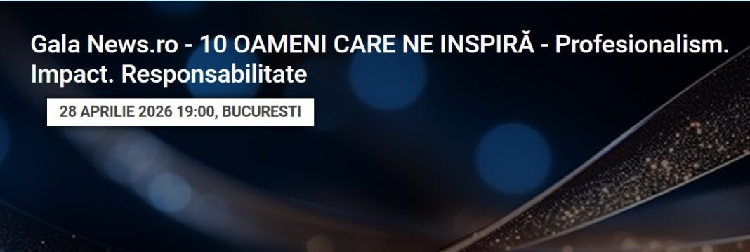 NEWS.ro: Agenţia de presă News.ro sărbătoreşte zece ani de la lansare prin Gala ”10 OAMENI CARE NE INSPIRĂ - Profesionalism. Impact. Responsabilitate”