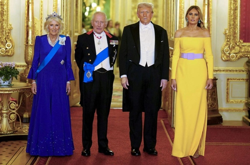 NEWS.ro: Charles al III-lea, ”uşurat” că Trump este ”teafăr” după focurile de armă de la Dineul Corespondenţilor, cu o zi înainte să înceapă o vizită de stat în SUA