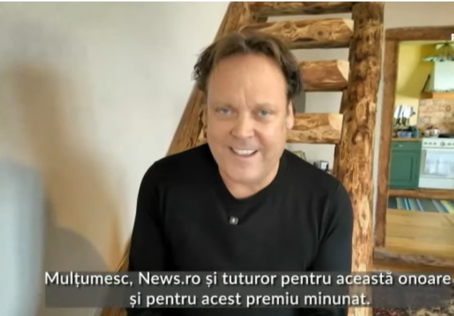 NEWS.ro: Charlie Ottley, premiat la Gala News.ro:  Oamenii au păreri preconcepute despre România / Mi-aş dori ca acestea să fie spulberate astfel încât cei care vin aici să poată aprecia cu adevărat ce ţară minunată este România