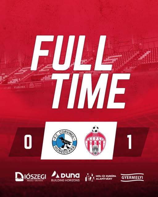 NEWS.ro: Corvinul Hunedoara, eşec cu Sepsi OSK, scor 0-1, în play-off-ul Ligii 2