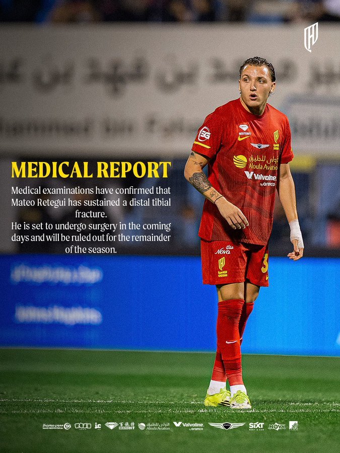 NEWS.ro: Fotbal: Atacantul italian Mateo Retegui va fi indisponibil pentru restul sezonului din cauza unei accidentări la picior