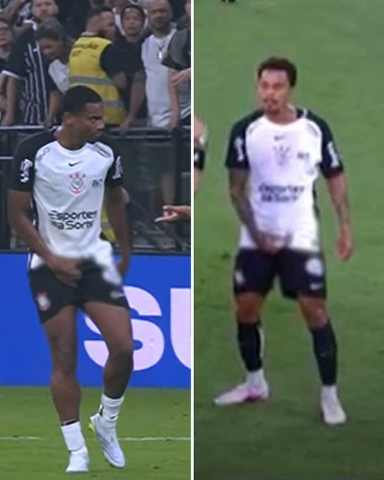 NEWS.ro: Fotbal: Un jucător al echipei Corinthians şi-a atins organele genitale şi a fost eliminat... după consultarea VAR - VIDEO
