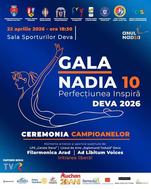 NEWS.ro: Gimnastică: Emilia Eberle, Dumitriţa Turner şi Georgeta Gabor vor fi prezente la Gala „Nadia 10 – Perfecţiunea inspiră”