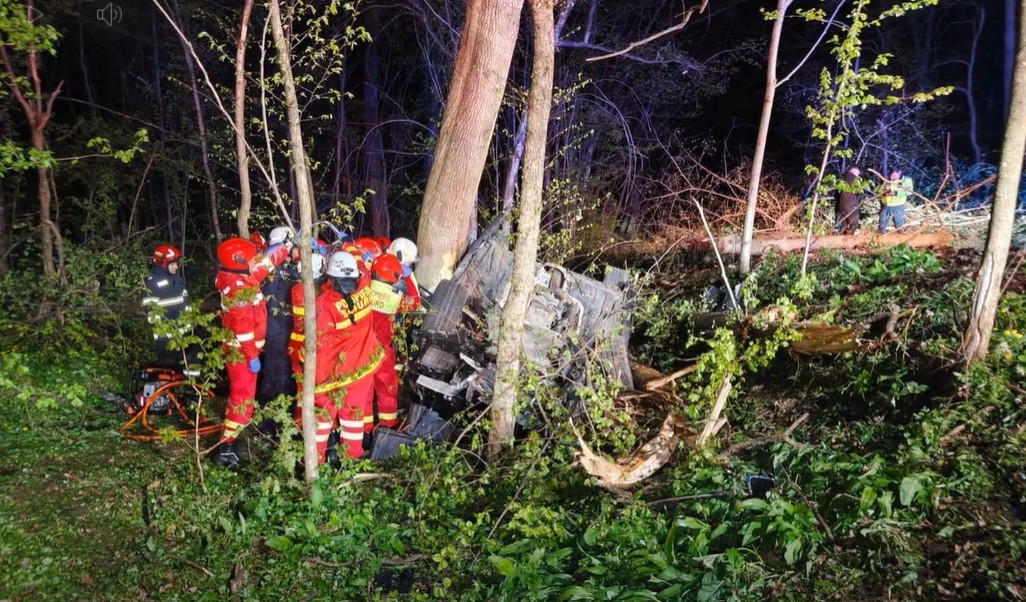 NEWS.ro: Ilfov - Doi tineri de 20 de ani au murit după ce autoturismul în care se aflau s-a lovit de un arbore şi s-a răsturnat - FOTO
