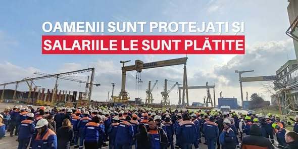 NEWS.ro: Ministrul Economiei: Astăzi se încheie o etapă pentru Şantierul DAMEN SHIPYARDS Mangalia / Nu abandonăm acest şantier, ba chiar dimpotrivă!  Prioritatea imediată sunt oamenii, plata salariilor restante este în curs