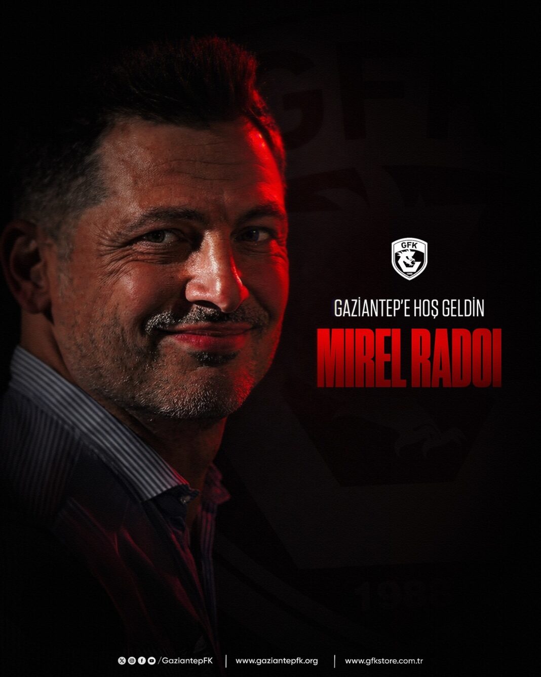 NEWS.ro: Mirel Rădoi a preluat conducerea tehnică a echipei Gaziantep FK. Va pregăti trei jucători români