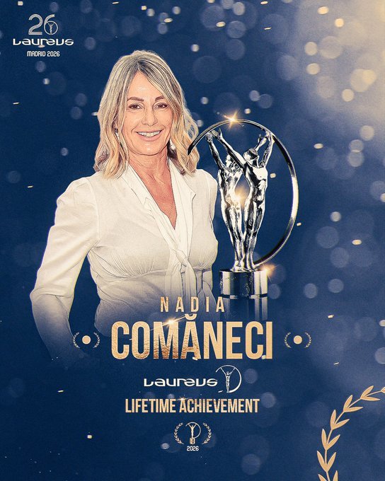 NEWS.ro: Nadia Comăneci, premiul pentru întreaga activitate la Gala Laureus - FOTO