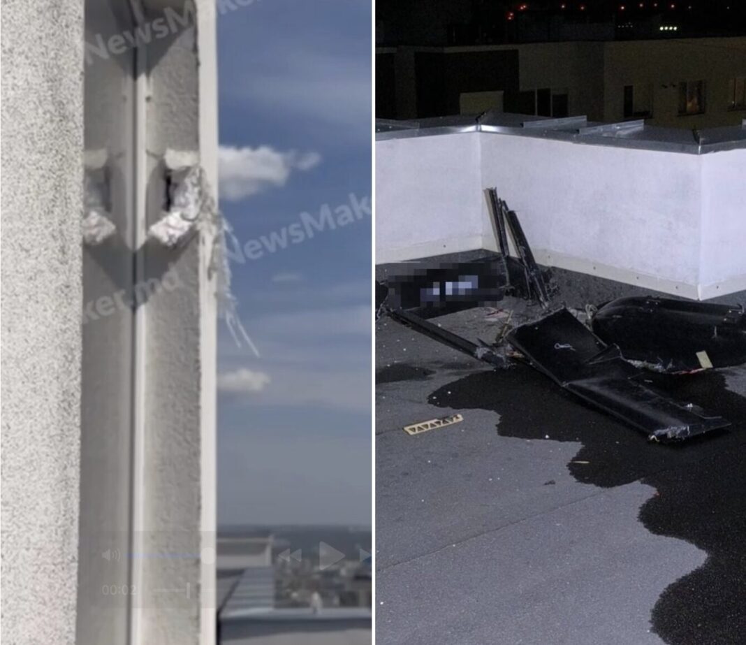 NEWS.ro: O dronă a căzut pe acoperişul unui bloc din Chişinău