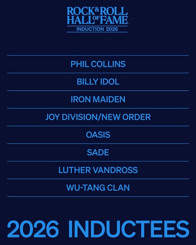 NEWS.ro: Rock and Roll Hall of Fame - Phil Collins, Oasis, Iron Maiden, Sade şi Wu-Tang Clan se numără printre cei care vor fi incluşi în 2026