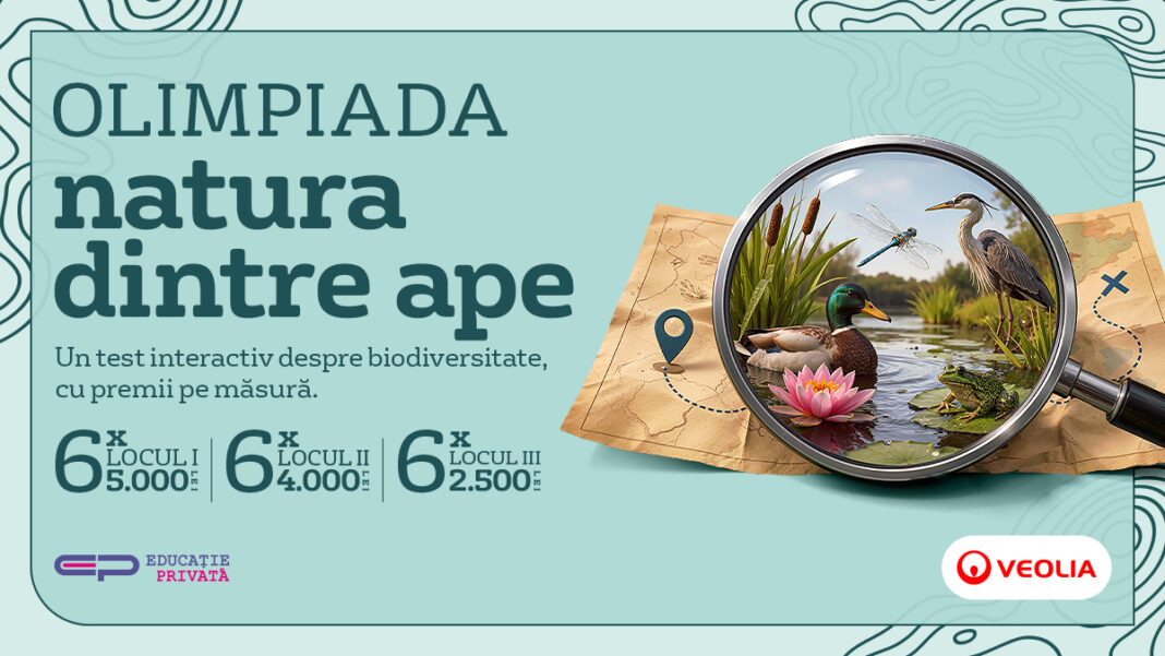 NEWS.ro: Start la înscrieri pentru concursul de biodiversitate „Natura dintre Ape” 2026: elevii pot câştiga premii în valoare totală de peste 20.000 €