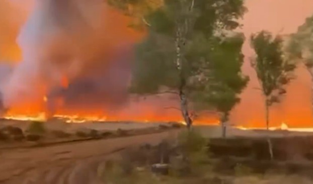 NEWS.ro: Un incendiu devastează un poligon militar din estul Olandei. Stingerea lui ar putea dura câteva zile din cauza condiţiilor meteo - VIDEO