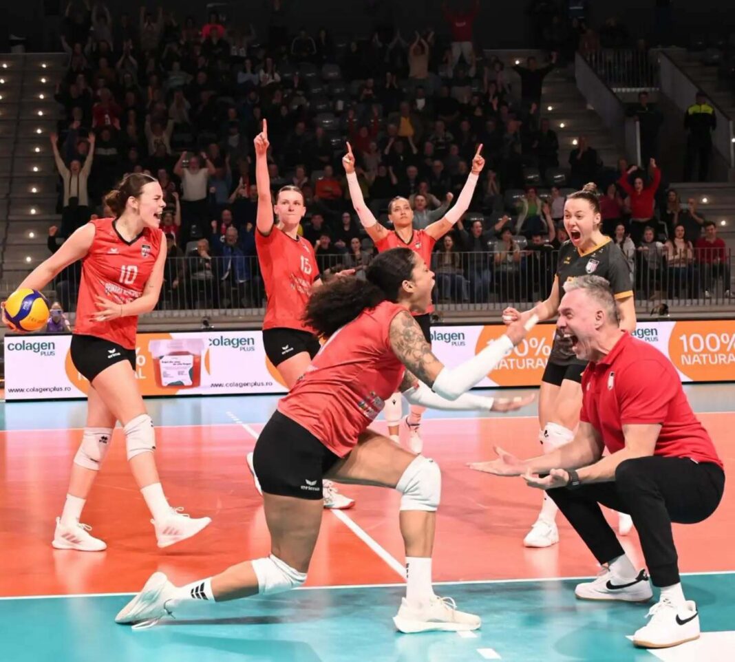 NEWS.ro: Volei feminin: Campioana Volei Alba Blaj, victorie cu vicecampioana CSO Voluntari, în primul meci al finalei Diviziei A