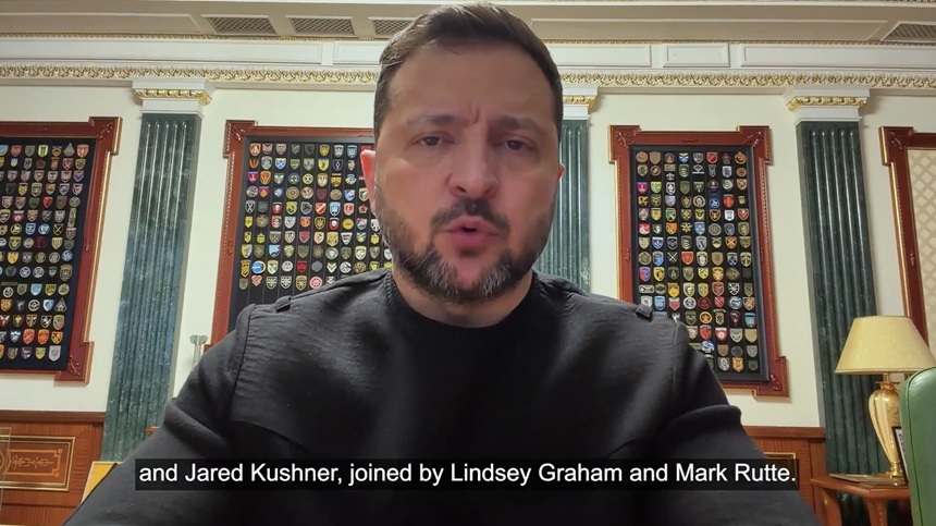 NEWS.ro: Zelenski anunţă o discuţie la telefon ”pozitivă” cu emisari americani Steve Witkoff şi Jared Kushner, senatorul republican Lindsey Graham şi secretarul general al NATO Mark Rutte