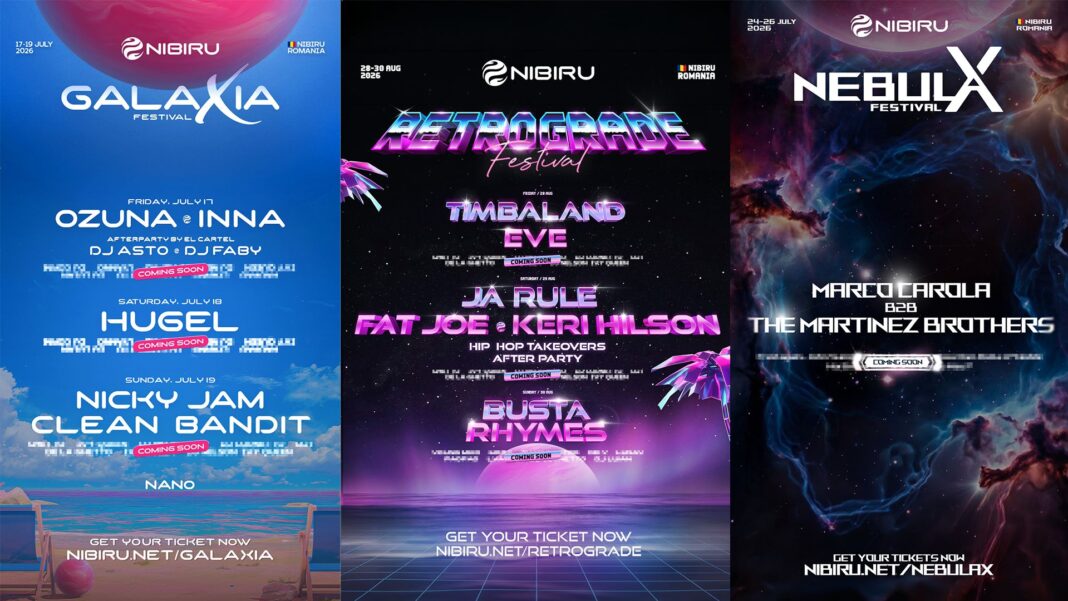 NIBIRU: 90 de artiști și festivaluri noi, în cel mai mare anunț de până acum, dezvăluit într-un live-maraton de 5 ore