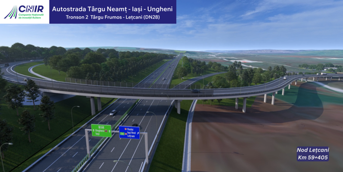 O asociere de firme  din România şi Bulgaria va construi tronsonul 2 al autostrăzii A8, pe ruta Târgu Frumos-Leţcani, contract de 4,5 miliarde lei. Proiectul include 33 de poduri şi pasaje (lungimea totală a pasajelor este de 7,8 km), 2 tunele şi 13 kilometri de drumuri de legătură