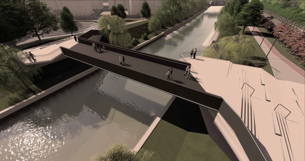 Pasarela Îndrăgostiților, din Timișoara, construită în 1949, poate fi demolată și reconstruită / Primăria câștigă o dispută cu Direcția Județeană pentru Cultură