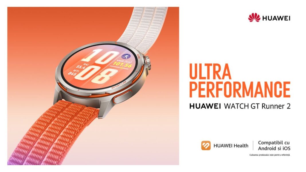 Performanță, confort și precizie. HUAWEI WATCH GT Runner 2, ceasul care îți oferă date științifice despre fiecare alergare